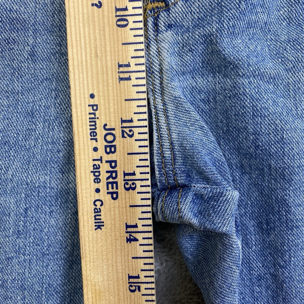 Wrangler Jeans Men Sz 40x29* Blue Denim Straight Workwear Cowboy Rodeo Western - Picture 9 of 14